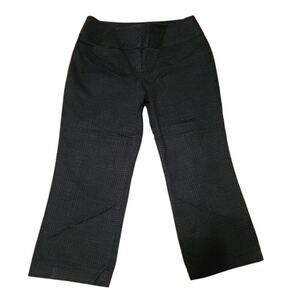 Express Design Studio Editor Stretch Dress Business Casual Cropped Pants